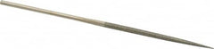 Value Collection - 5-1/2" OAL Fine Square Needle Diamond File - 3/32" Wide x 3/32" Thick, 2-3/4 LOC - Americas Industrial Supply