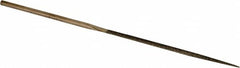 Value Collection - 5-1/2" OAL Fine Point Needle Diamond File - 13/64" Wide x 5/64" Thick, 2-3/4 LOC - Americas Industrial Supply