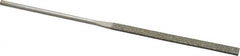 Value Collection - 5-1/2" OAL Coarse Equalling Needle Diamond File - 13/64" Wide x 3/64" Thick, 2-3/4 LOC - Americas Industrial Supply