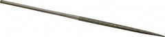 Value Collection - 5-1/2" OAL Coarse Square Needle Diamond File - 3/32" Wide x 3/32" Thick, 2-3/4 LOC - Americas Industrial Supply