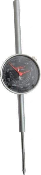 Value Collection - 2" Range, 0-100 Dial Reading, 0.001" Graduation Dial Drop Indicator - 2.28" Dial, Revolution Counter - Americas Industrial Supply