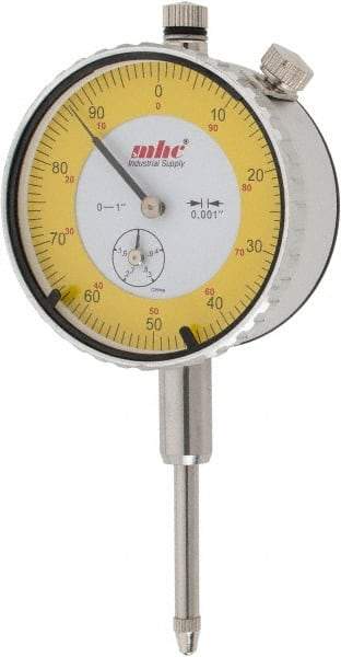 Value Collection - 0.001" Graduation, 0-100 Dial Reading, Indicator & Base Kit - 0.55" Base Height, 2-1/4" Base Diam - Americas Industrial Supply