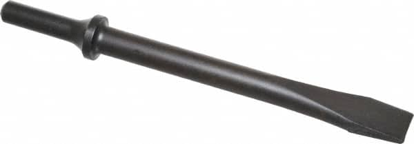 Value Collection - 3/4" Head Width, 6-3/4" OAL, 7/8" Shank Diam, Flat Chisel - Round Shank, Steel - Americas Industrial Supply