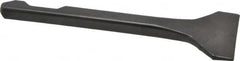 Value Collection - 3" Head Width, 7" OAL, 1/8" Shank Diam, Floor Scraper Chisel - Round Shank, Steel - Americas Industrial Supply