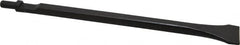 Value Collection - 1-3/8" Head Width, 12" OAL, 1/16" Shank Diam, Scaling Chisel - Round Shank, Steel - Americas Industrial Supply