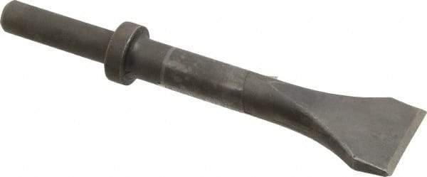 Made in USA - 2" Head Width, 9" OAL, Scaling Chisel - Round Drive, Round Shank, Alloy Steel - Americas Industrial Supply