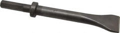 Made in USA - 2" Head Width, 9" OAL, Scaling Chisel - Hex Drive, Hex Shank, Alloy Steel - Americas Industrial Supply