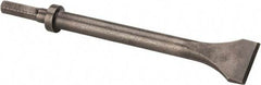 Made in USA - 2" Head Width, 12" OAL, Scaling Chisel - Hex Drive, Hex Shank, Alloy Steel - Americas Industrial Supply