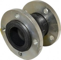 Unisource Mfg. - 3" Pipe, Neoprene Single Arch Pipe Expansion Joint - 6" Long, 3/8" Extension, 1/2" Compression, 225 Max psi, Flanged - Americas Industrial Supply