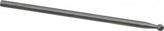 Made in USA - 1/8" Cut Diam, 1/8" Shank Diam, Ball Head Double Cut Burr - Carbide, Radius End, 1/8" LOC, 1-1/2" OAL - Americas Industrial Supply