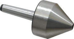 Interstate - MT2 Taper Shank, 2.48" Head Diam Live Center - 2.48" Head Length, 0.46" Point Diam, 1.42" Point Len, 396.83 Lb Max Workpc, 5.35" OAL, Bull Nose Point - Americas Industrial Supply