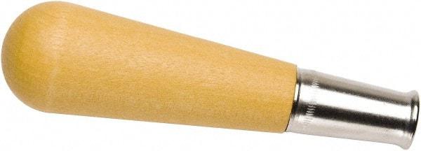 Nicholson - 4-1/2" Long x 1-3/16" Diam File Handle - For Use with 6, 8 & 10" Files - Americas Industrial Supply