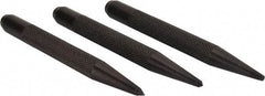 Value Collection - 3 Piece, 5/32", Pin Punch Set - Round Shank - Americas Industrial Supply