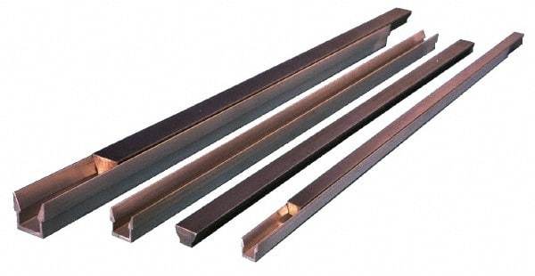 Mitee-Bite - 20" OAL 1-1/2" Width, Steel, Wedge Clamp Stock - Wedge Shaped - Americas Industrial Supply