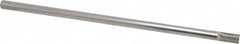 Atrax - 1/4" Cut Diam, 1/4" Shank Diam, Cylinder Head Single Cut Burr - Carbide, Flat End, 1/2" LOC, 6-1/2" OAL - Americas Industrial Supply