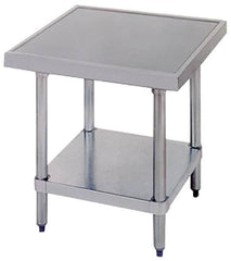 Eagle MHC - 36 Wide x 36" Deep x 24" High, Stainless Steel Machine Work Table - Adjustable Height Legs - Americas Industrial Supply