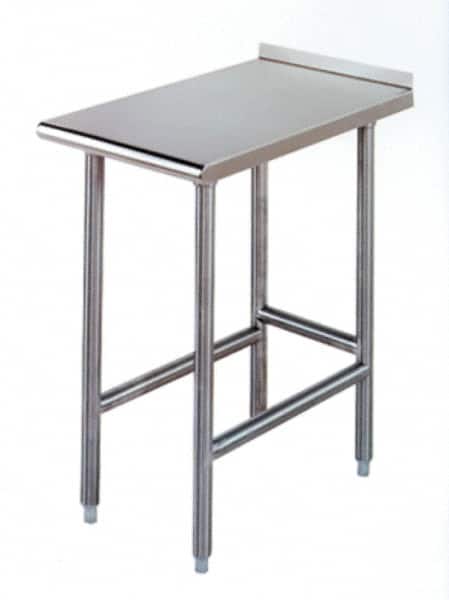 Eagle MHC - 18 Wide x 30" Deep x 35-1/2" High, Stainless Steel Filler Table - Rolled Edge, Adjustable Height Legs - Americas Industrial Supply