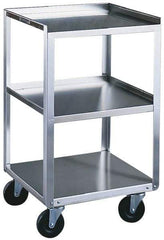 Made in USA - 17-1/8 Inches Wide x 33 Inches High x 18-3/4 Inches Deep Portable Mobile Equipment Stand - 500 Lbs. Load Capacity, 10-3/4 Inch Shelf Clearance - Americas Industrial Supply
