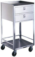 Made in USA - 16-3/4 Inches Wide x 37-1/4 Inches High x 18-3/4 Inches Deep Portable Mobile Equipment Stand - 300 Lbs. Load Capacity, 17-1/8 Inch Shelf Clearance - Americas Industrial Supply