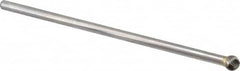 Atrax - 3/8" Cut Diam, 1/4" Shank Diam, Ball Head Single Cut Burr - Carbide, Radius End, 5/16" LOC, 6-5/16" OAL - Americas Industrial Supply