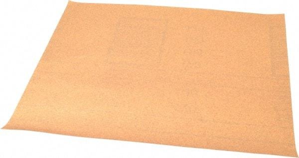 3M - 120 Grit, Garnet Sanding Sheet - 11" Long x 9" Wide, Fine Grade, C Weighted Paper Backing - Americas Industrial Supply
