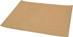 3M - 150 Grit, Garnet Sanding Sheet - 11" Long x 9" Wide, Very Fine Grade, A Weighted Paper Backing - Americas Industrial Supply