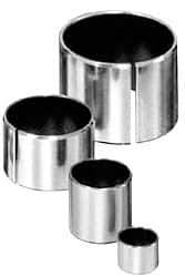 Bunting Bearing - 3/16" Inside x 1/4" Outside Diam, Steel Sleeve Bearing - 1/2" OAL - Americas Industrial Supply