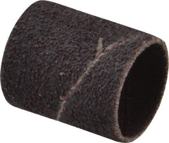 Made in USA - 50 Grit Aluminum Oxide Coated Spiral Band - 3/4" Diam x 1" Wide, Coarse Grade - Americas Industrial Supply