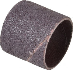 Made in USA - 50 Grit Aluminum Oxide Coated Spiral Band - 1" Diam x 1" Wide, Coarse Grade - Americas Industrial Supply