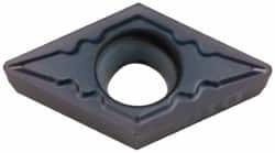 Kennametal - DPMT21.51 UF Grade KC5010 Carbide Turning Insert - TiAlN Finish, 55° Diamond, 1/4" Inscr Circle, 3/32" Thick, 1/64" Corner Radius - Americas Industrial Supply
