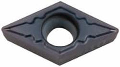 Kennametal - DPMT21.51 UF Grade KC5010 Carbide Turning Insert - TiAlN Finish, 55° Diamond, 1/4" Inscr Circle, 3/32" Thick, 1/64" Corner Radius - Americas Industrial Supply