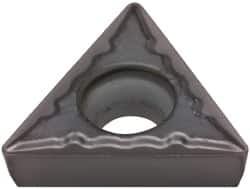 Kennametal - TPMT21.51 UF Grade KC5010 Carbide Turning Insert - TiAlN Finish, 60° Triangle, 1/4" Inscr Circle, 3/32" Thick, 1/64" Corner Radius - Americas Industrial Supply