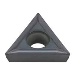 Kennametal - TPGT21.50.5 LF Grade KC5010 Carbide Turning Insert - TiAlN Finish, 60° Triangle, 1/4" Inscr Circle, 3/32" Thick, 0.008" Corner Radius - Americas Industrial Supply