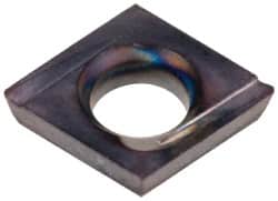 Kennametal - CDHH1.20.60.5 Grade KC5010 Carbide Turning Insert - TiAlN Finish, 80° Diamond, 5/32" Inscr Circle, 0.04 Thick, 0.0079" Corner Radius - Americas Industrial Supply