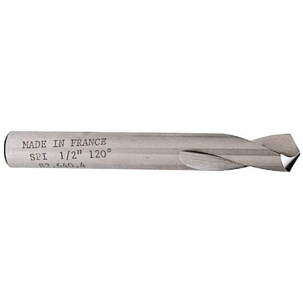 Magafor - 0.63" Body Diam, 120° Point, Cobalt, 4-3/4" Overall Length, Spotting Drill - Americas Industrial Supply