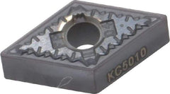 Kennametal - DNMG331 FP Grade KC5010 Carbide Turning Insert - TiAlN Finish, 55° Diamond, 3/8" Inscr Circle, 3/16" Thick, 1/64" Corner Radius - Americas Industrial Supply