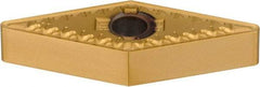 Kennametal - VNMG332 FP Grade KT315 Cermet Turning Insert - TiN/TiCN/TiN Finish, 35° Diamond, 3/8" Inscr Circle, 3/16" Thick, 1/32" Corner Radius - Americas Industrial Supply