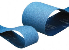 Norton - 1-1/2" Wide x 60" OAL, 50 Grit, Zirconia Alumina Abrasive Belt - Zirconia Alumina, Coarse, Coated, Y Weighted Cloth Backing, Dry, Series R821 - Americas Industrial Supply