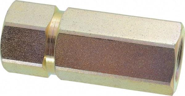 Parker - 1/2 Thread Steel Hydraulic Hose Check - 5,000 psi, 12 GPM - Americas Industrial Supply