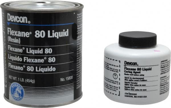 Devcon - 1 Lb Kit Black Urethane Joint Sealant - 120°F (Wet), 180°F (Dry) Max Operating Temp, 15 min Tack Free Dry Time - Americas Industrial Supply