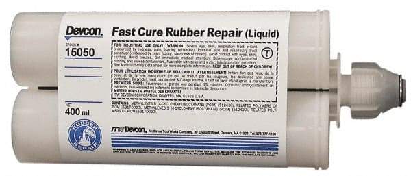 Devcon - 400 mL Cartridge Two Part Epoxy - 25 min Working Time, 2,750 psi Shear Strength - Americas Industrial Supply