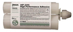 Devcon - 400 mL Cartridge Two Part Epoxy - 65 min Working Time, 3,200 psi Shear Strength, Series HP250 - Americas Industrial Supply