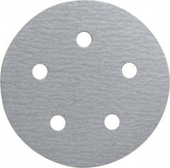 Made in USA - 5" Diam, 150 Grit, Silicon Carbide Hook & Loop Disc - Very Fine Grade, Coated, B Weight Paper Backing, - Americas Industrial Supply