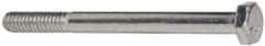 Made in USA - 1/4-20 UNC, 3" Length Under Head Hex Head Cap Screw - Partially Threaded, Grade 5 Steel, Zinc-Plated Finish, 7/16" Hex - Americas Industrial Supply