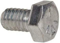 Value Collection - 5/16-18 UNC, 1/2" Length Under Head Hex Head Cap Screw - Fully Threaded, Grade 5 Steel, Zinc-Plated Finish, 1/2" Hex - Americas Industrial Supply