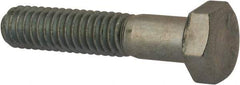 Made in USA - 5/16-18 UNC, 1-1/2" Length Under Head Hex Head Cap Screw - Partially Threaded, Grade 5 Steel, Zinc-Plated Finish, 1/2" Hex - Americas Industrial Supply