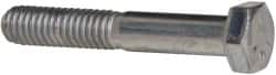 Made in USA - 5/16-18 UNC, 2" Length Under Head Hex Head Cap Screw - Partially Threaded, Grade 5 Steel, Zinc-Plated Finish, 1/2" Hex - Americas Industrial Supply