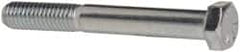 Made in USA - 3/8-16 UNC, 3" Length Under Head Hex Head Cap Screw - Partially Threaded, Grade 5 Steel, Zinc-Plated Finish, 9/16" Hex - Americas Industrial Supply