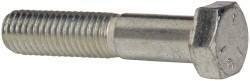 Made in USA - 1/2-13 UNC, 2-1/2" Length Under Head Hex Head Cap Screw - Partially Threaded, Grade 5 Steel, Zinc-Plated Finish, 3/4" Hex - Americas Industrial Supply