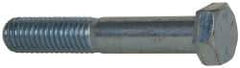 Made in USA - 1/2-13 UNC, 3" Length Under Head Hex Head Cap Screw - Partially Threaded, Grade 5 Steel, Zinc-Plated Finish, 3/4" Hex - Americas Industrial Supply